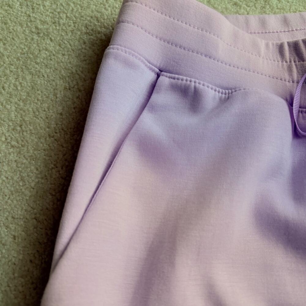 Scarlett Purple Track Pants with Elastic Cuffs and Drawstring Waistband - Picture 6 of 6